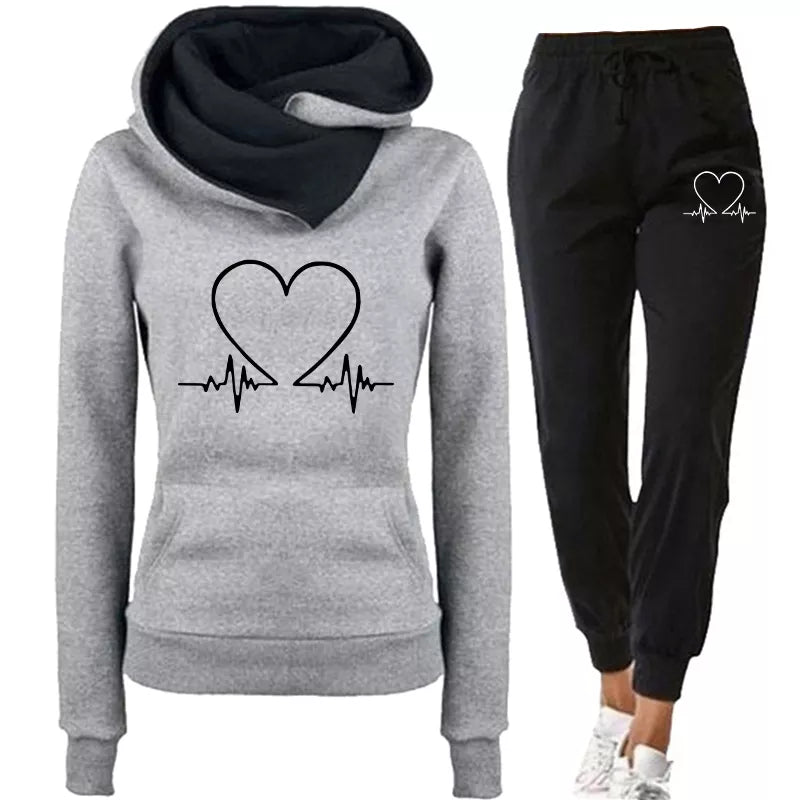 BEQUEMER ZWEITEILIGER DAMEN TRAININGSANZUG - WARMFLEX™