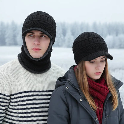 Värmande mössa med ansiktsskydd - WinterCap