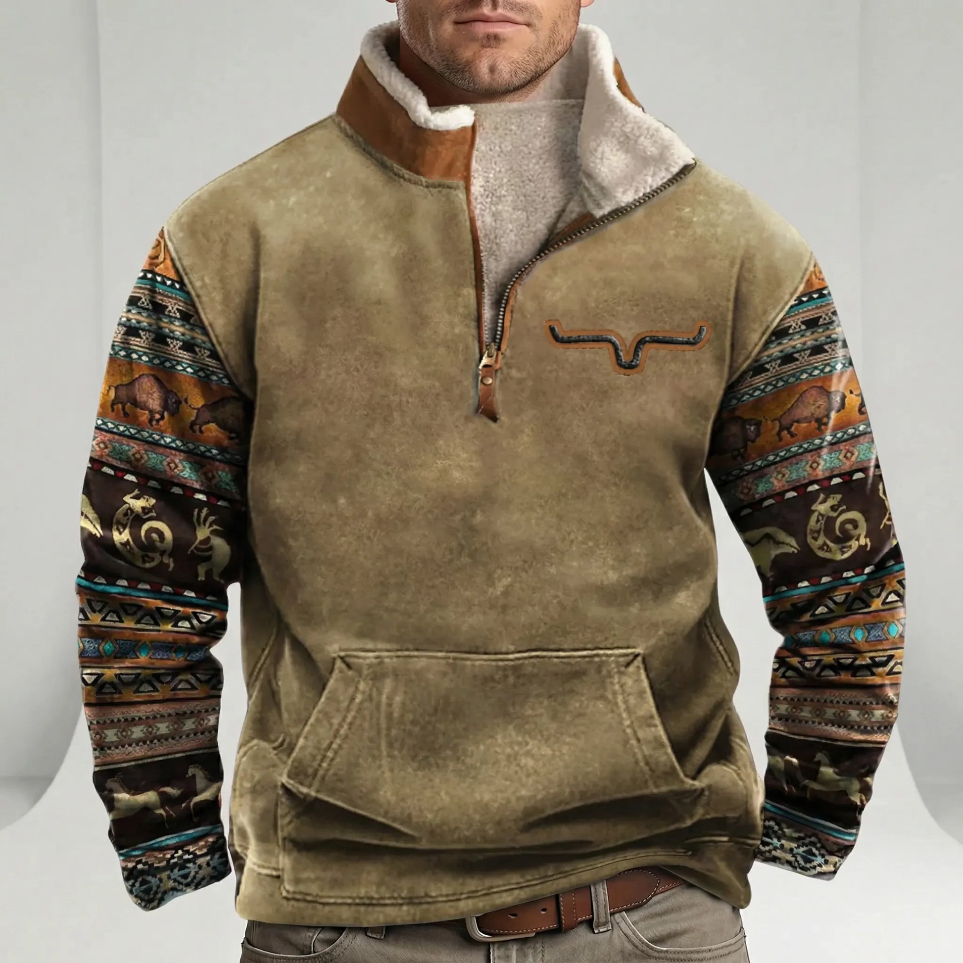 Western-Inspirierter Pullover - Jaden