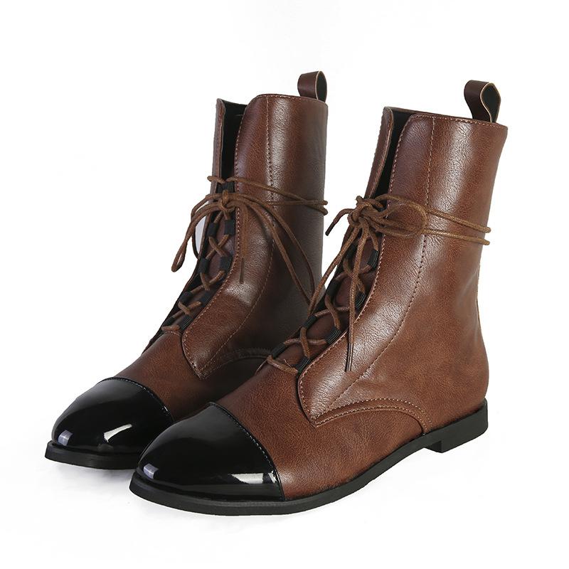 Damernas höststövletter i läder – Mirelle