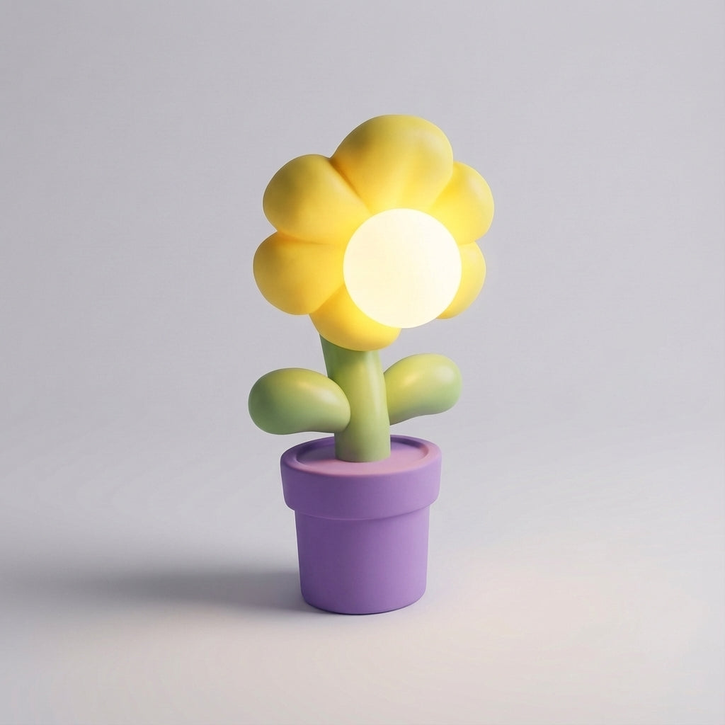 Whimsical Flower Table Lamp -  Solabloom