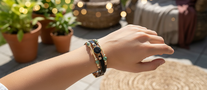 Wickelarmband Mit Perlen - BohoVibe 