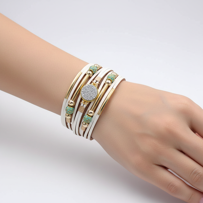 Wickelarmband Mit Perlen - BohoVibe 