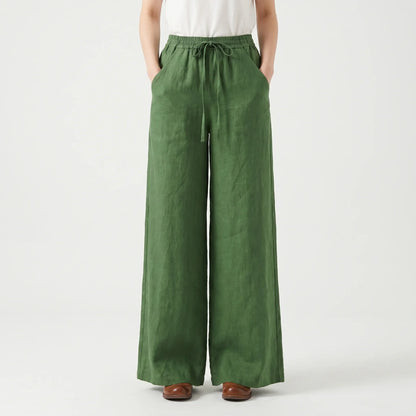 Wide-Leg Casual Trousers -  Sadie