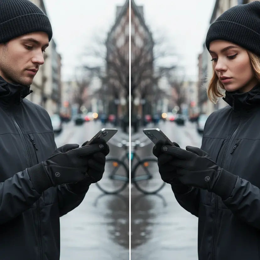 Vindtäta handskar med touchfunktion - TouchWarm