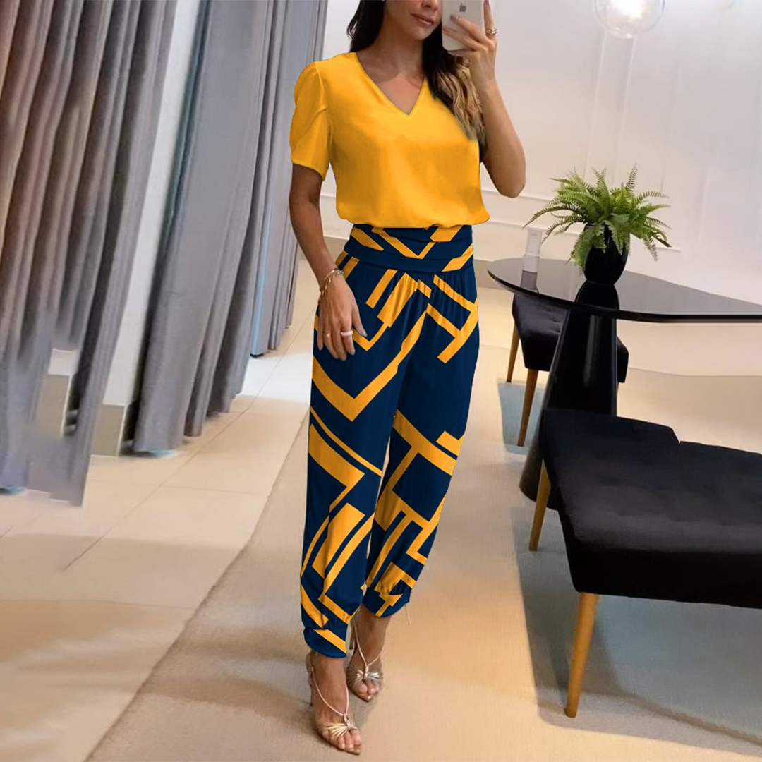 Stilig Mönstrad Jumpsuit - Nova