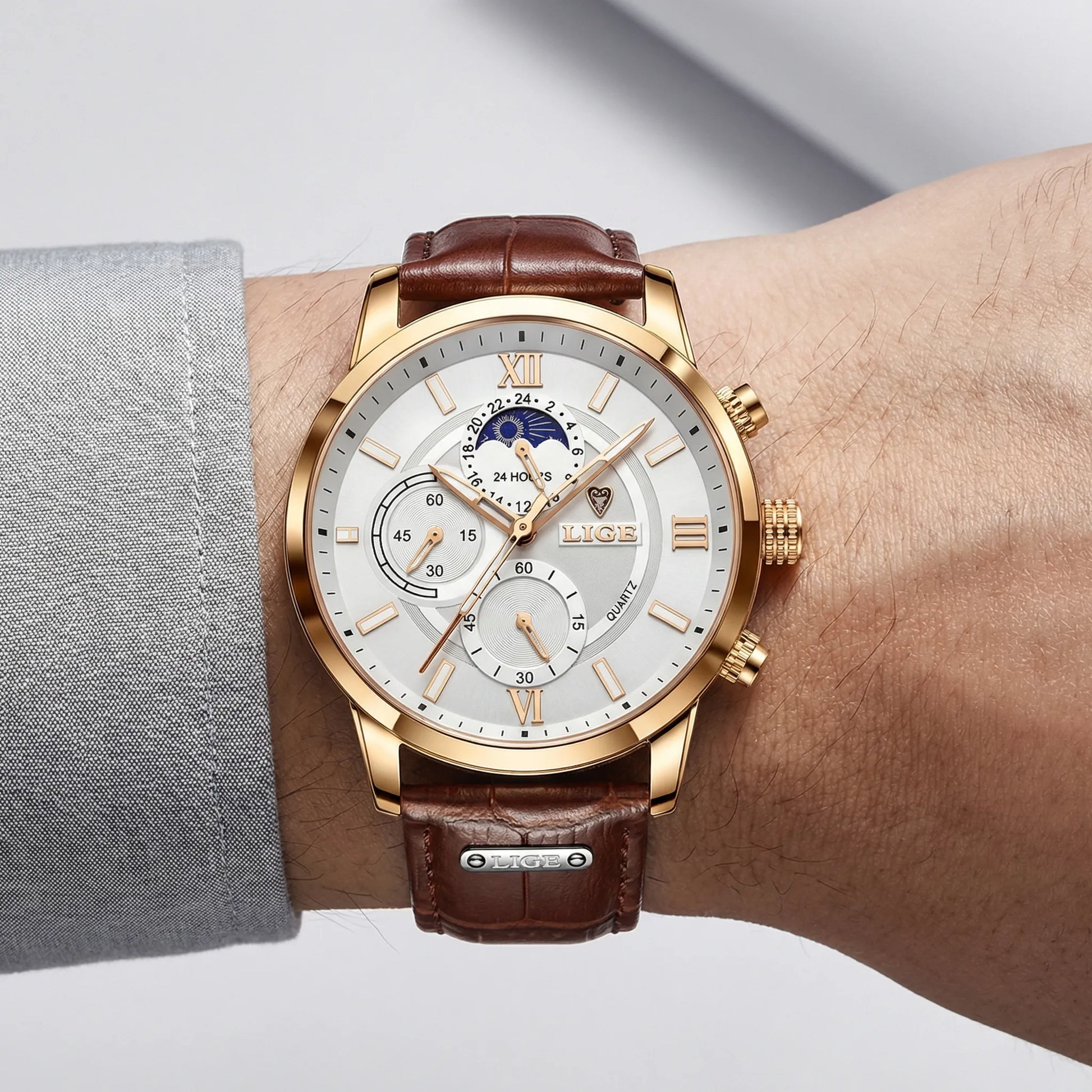 Zeitmesser Im Chronographen-Stil - Leonidas