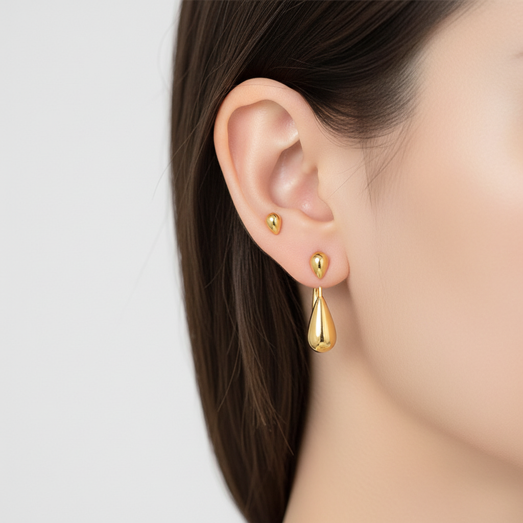 Zierliche Ohrstecker - DropGlimmer 