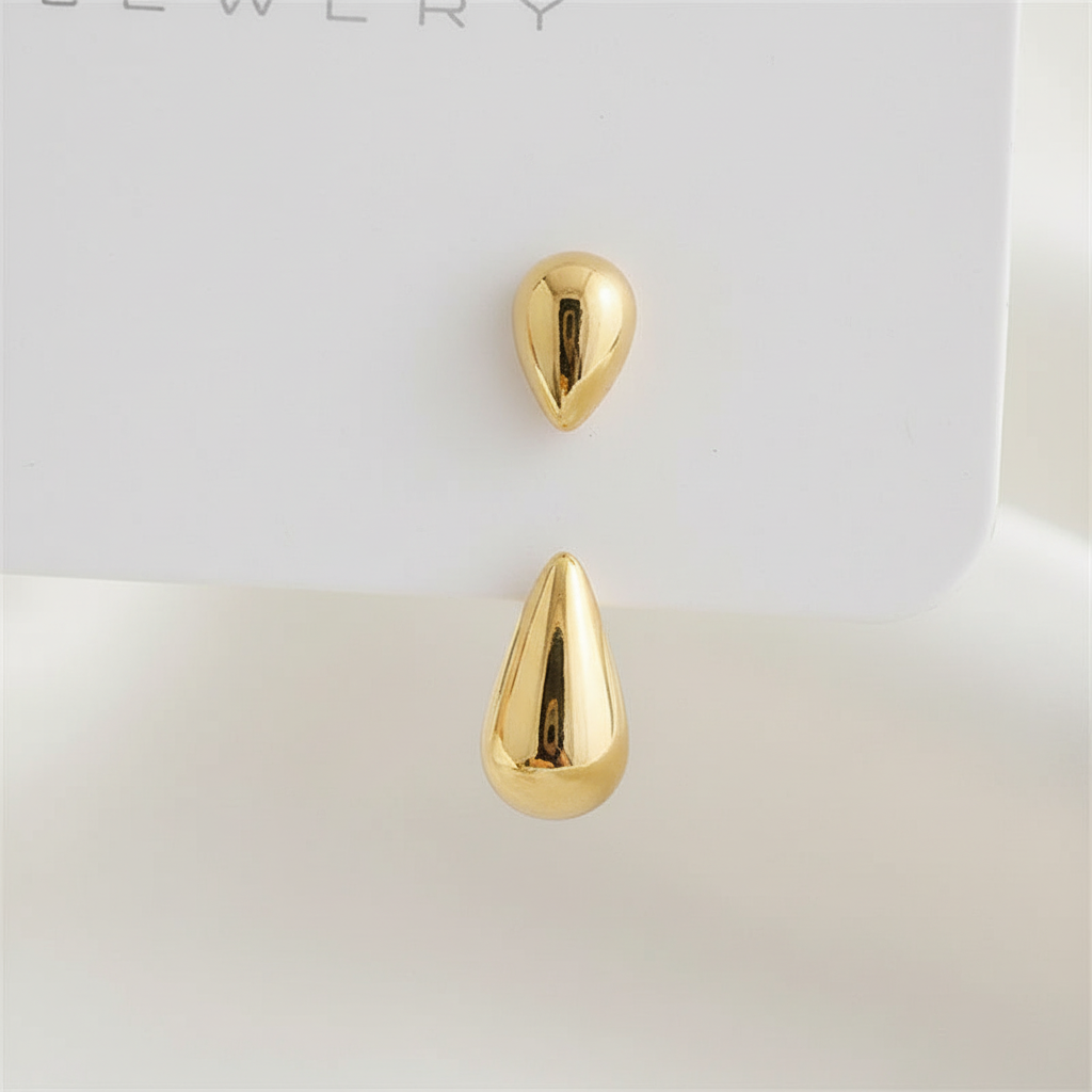 Zierliche Ohrstecker - DropGlimmer 