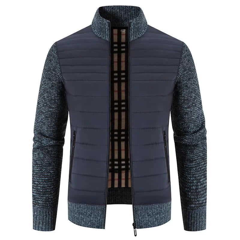 Zip-Up Stand Collar Men's Jacket - Felipe