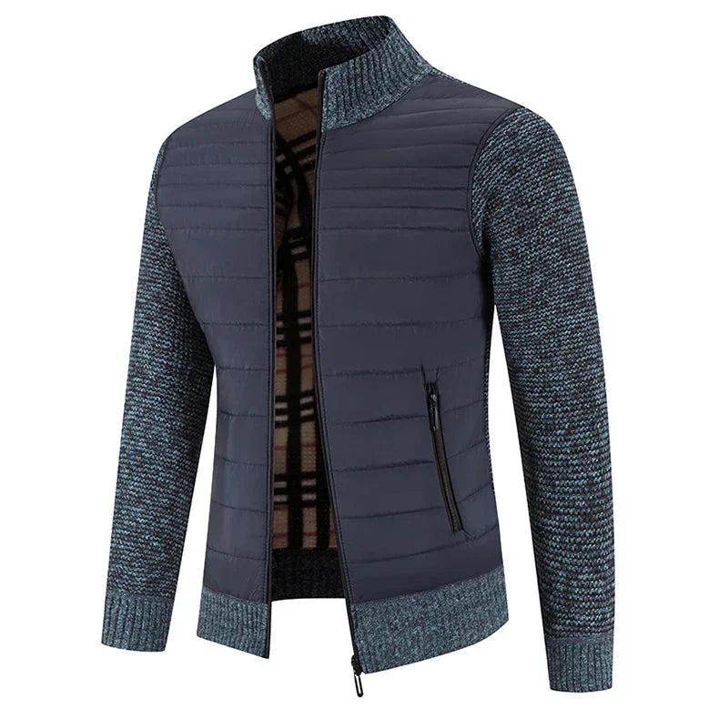 Zip-Up Stand Collar Men's Jacket - Felipe