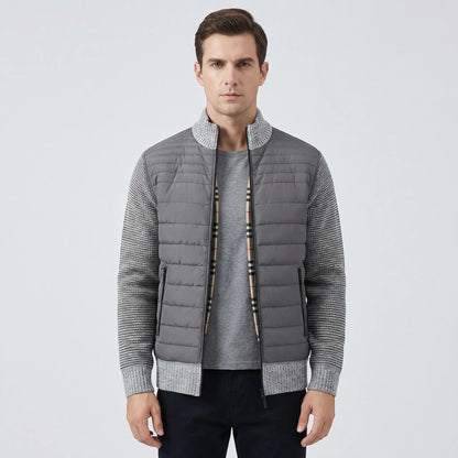 Zip-Up Stand Collar Men's Jacket - Felipe