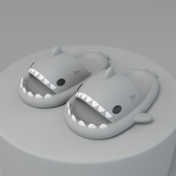 Trendiga SoftSteps Sharkies-tofflor – mjuka, dämpande & 1+1 gratis