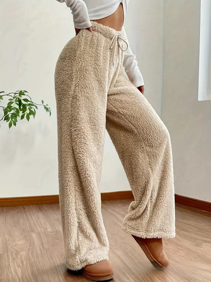 Mjuk Teddy Sherpa-loungebyxa för damer – Noémie Vintermagi-utgåva