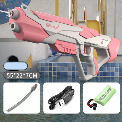 Vattenpistol med tryckstråle & USB-batteri för barn & vuxna – SpritzPower X1