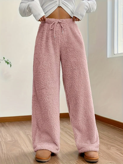Mjuk Teddy Sherpa-loungebyxa för damer – Noémie Vintermagi-utgåva