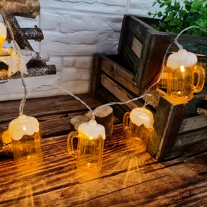 2 stycken LED ölkrus ljusslinga – LichterBier Oktoberfest 2025