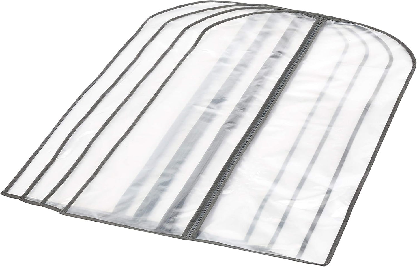 Set med PEVA-klädförvaringspåsar – 5-pack klädskyddspåsar med dragkedja (Köp 1, få 1 GRATIS)