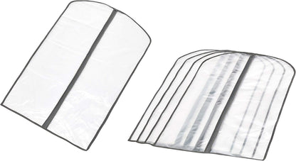 Set med PEVA-klädförvaringspåsar – 5-pack klädskyddspåsar med dragkedja (Köp 1, få 1 GRATIS)
