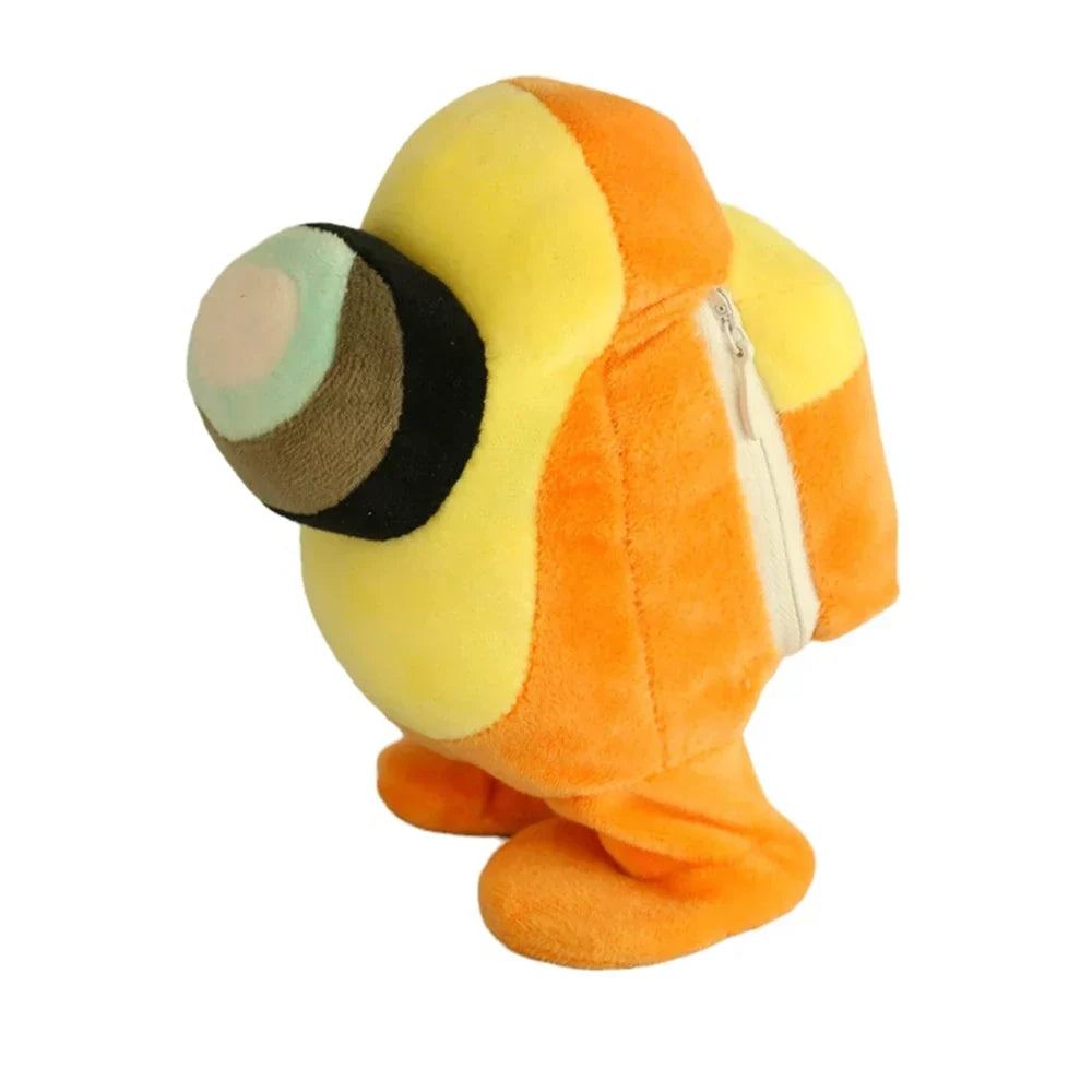 Orange Among Us Plüschtier, weiches Spielzeug, gelb-orange, Kinder, Geschenkidee, 20 cm.