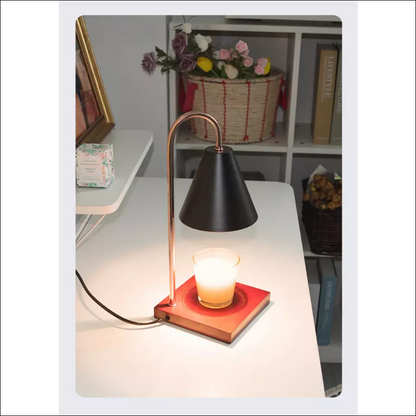 Aromatherapie-Kerzenwärmer Tischlampe, schwarz, dekorativ, modernes Design, Wohnkultur.