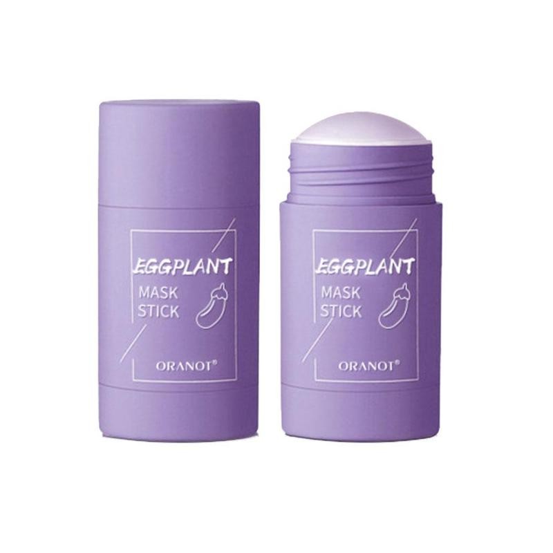 Lila Eggplant Maskenstick, feuchtigkeitsspendend, Hautpflege, vegane Kosmetik.
