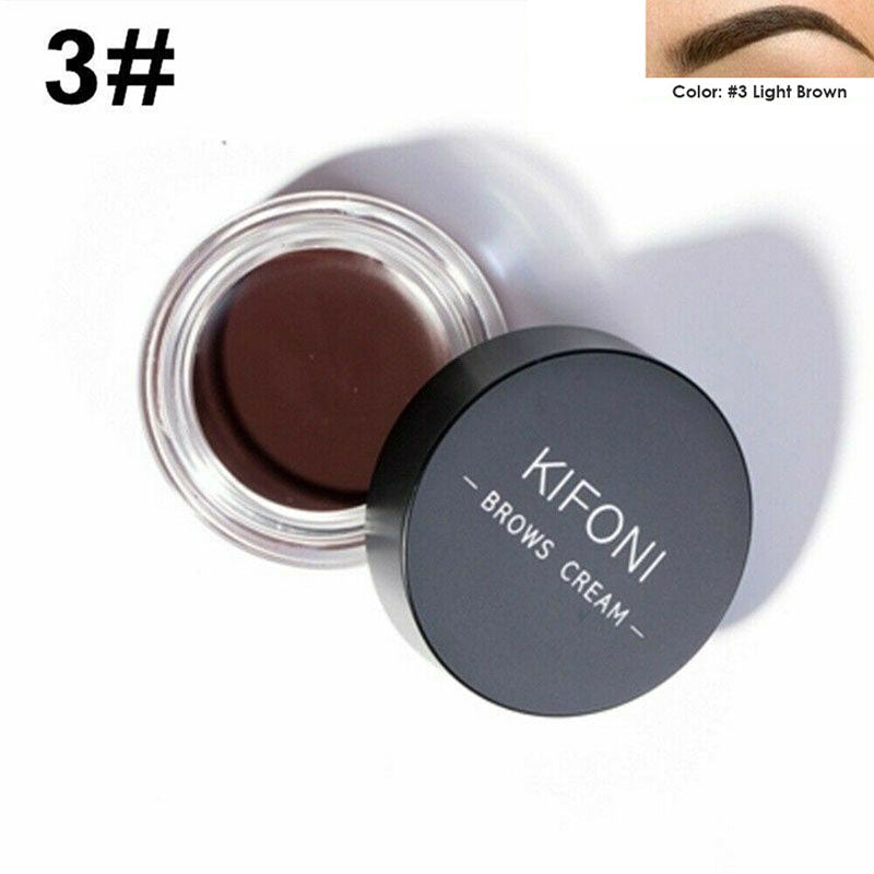 KIFONI Augenbrauencreme, hellbraun, langanhaltend, wasserfest, Make-up, Augenbrauenpflege.
