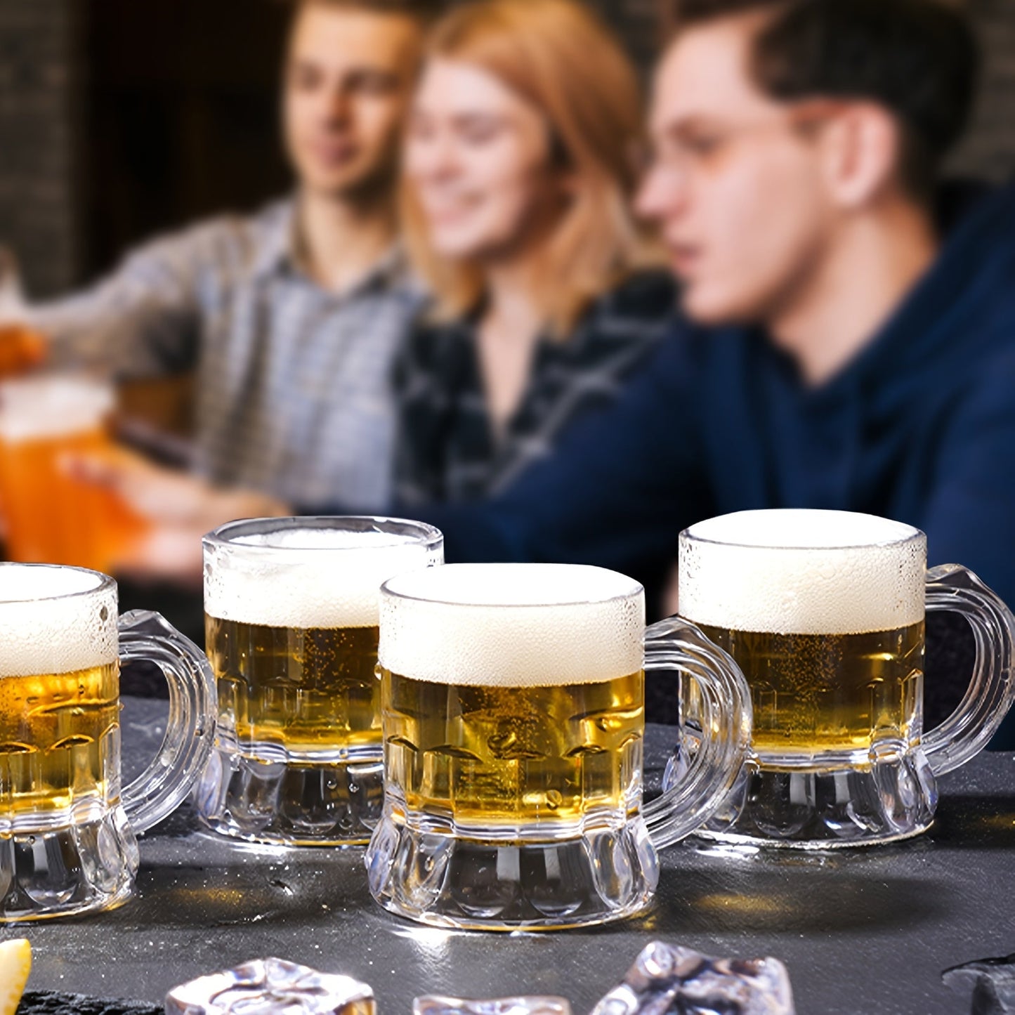 30 stycken klara plast miniölkrus – MiniKrug30 Oktoberfest 2026