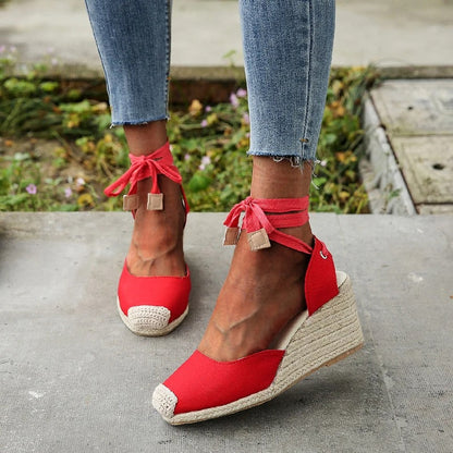 Stiliga espadrillosandaler för damer – Maribel