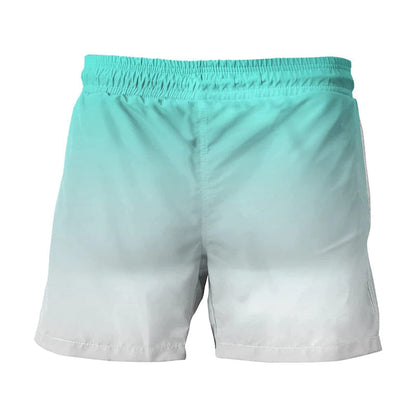 Hawaiishorts för herr med elastisk midja – Fabio