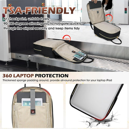 Vattentät reseryggsäck med laptopfack och flera fack – AeroFlex-serien