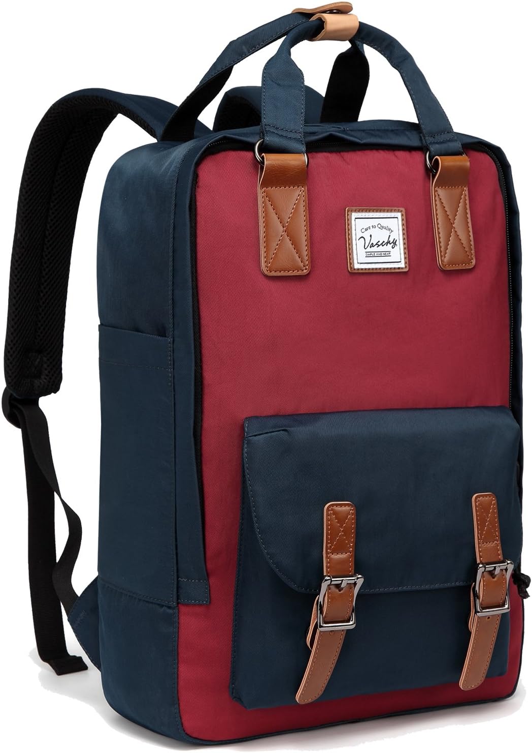 15,6-tums vattentät vintage laptopryggsäck med organiseringsfack – UrbanEase