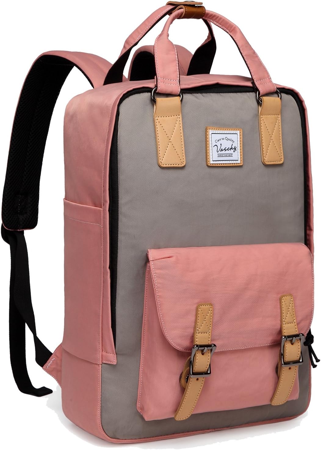 15,6-tums vattentät vintage laptopryggsäck med organiseringsfack – UrbanEase