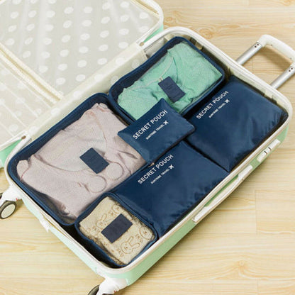 Reseorganizer-set – 2 för 1, platsbesparande förvaringspåsar