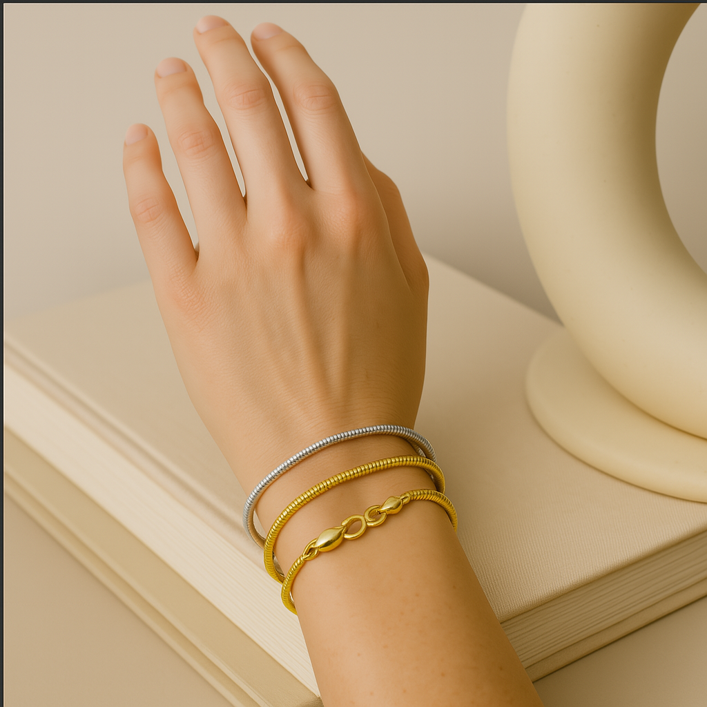 Band | Minimalistiskt armband med ormspänne