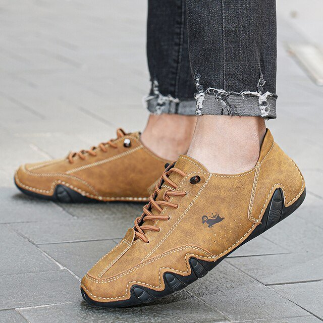 Unisex lädersandaler – BareMotion