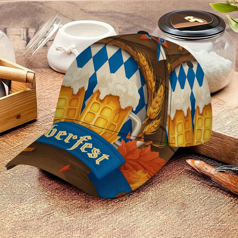 Snapbackkeps – ölkrustryck Oktoberfest 2026