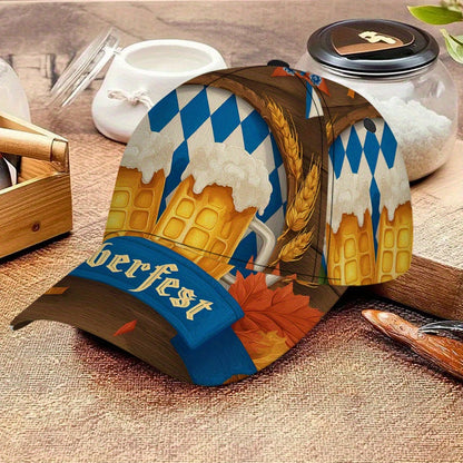 Snapbackkeps – ölkrustryck Oktoberfest 2026