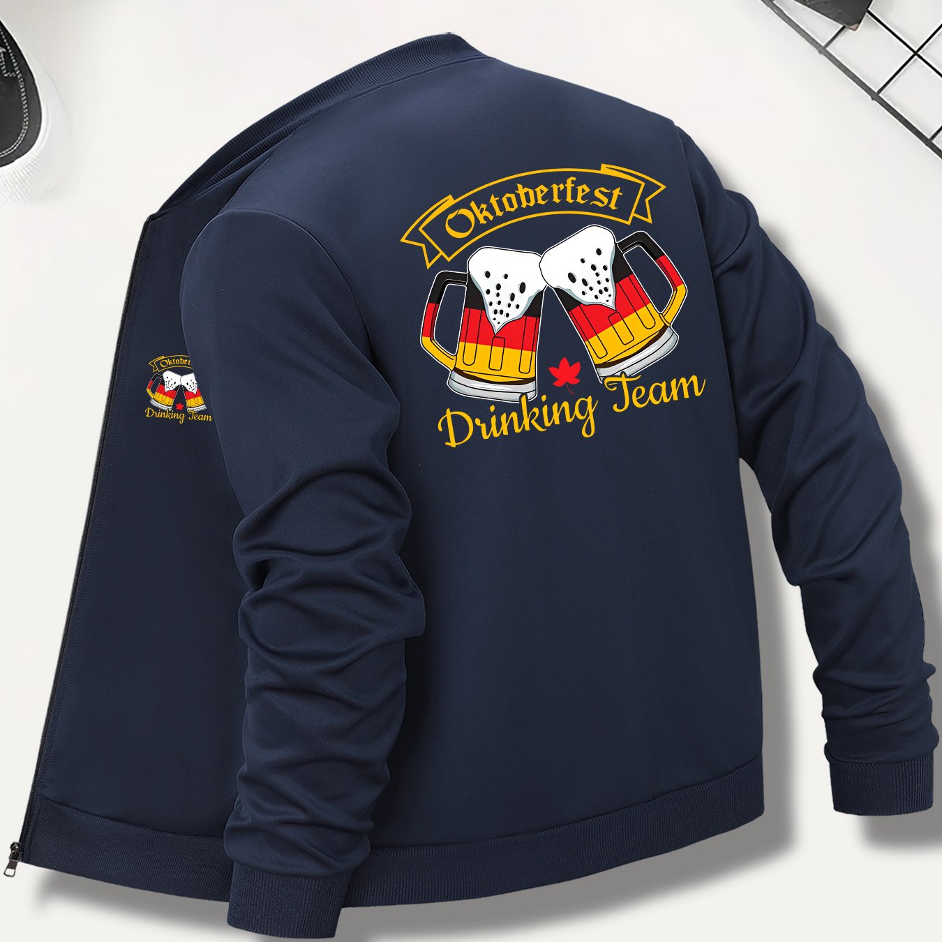 Bomberjacka för herrar med öltryck och dragkedja – Matthias Oktoberfest 2026