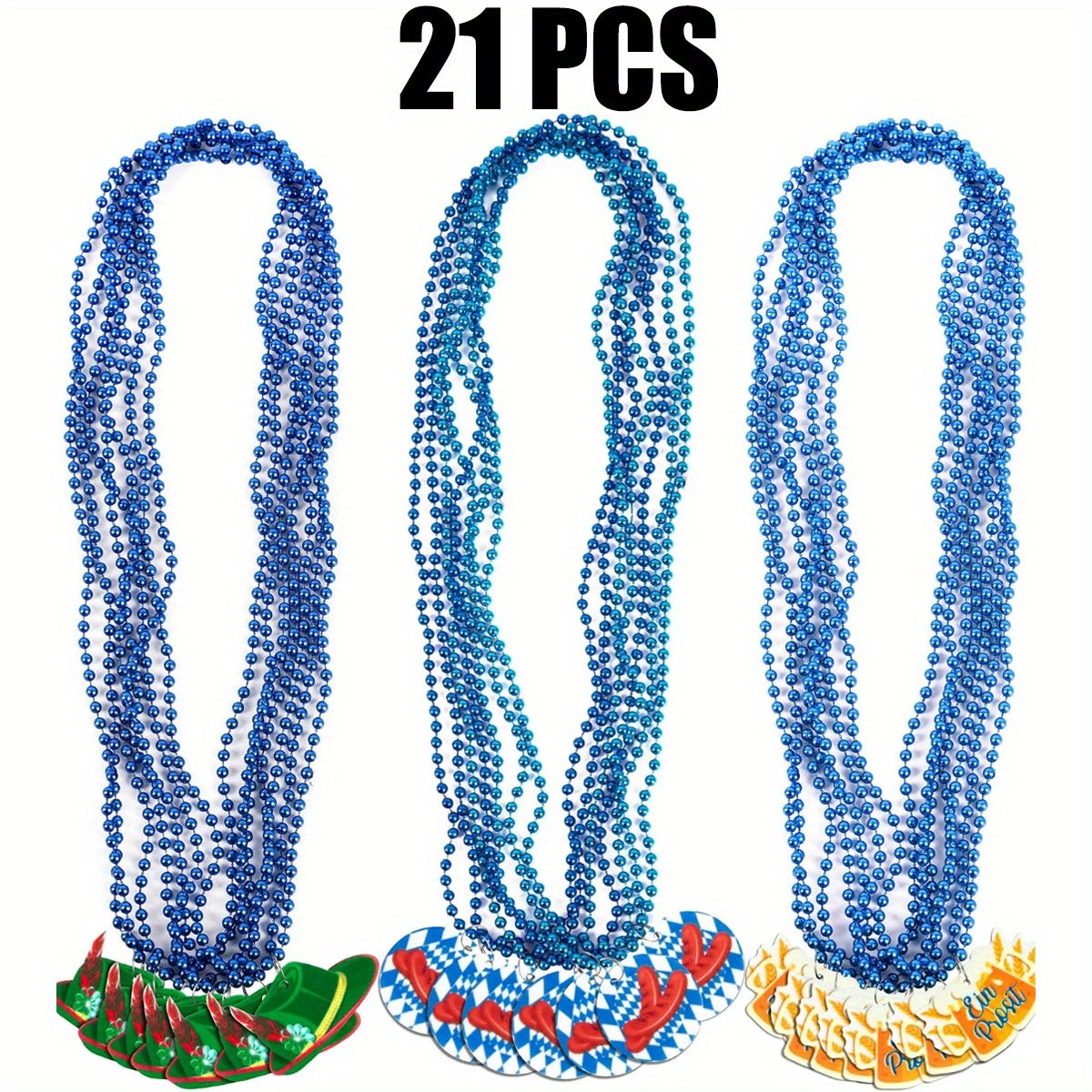 Set med partyhalsband (21 delar) – WiesnGlanz Oktoberfest 2026