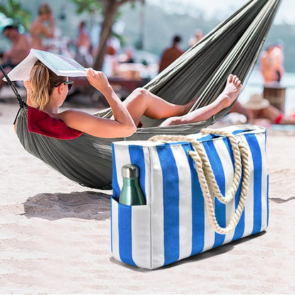 Vattentät och sandtät extra stor strandväska – SandAway