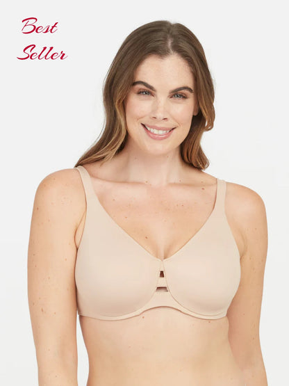 Beiger Minimizer-BH für Damen, nahtlos, stützend, Bestseller, bequem, Unterwäsche.