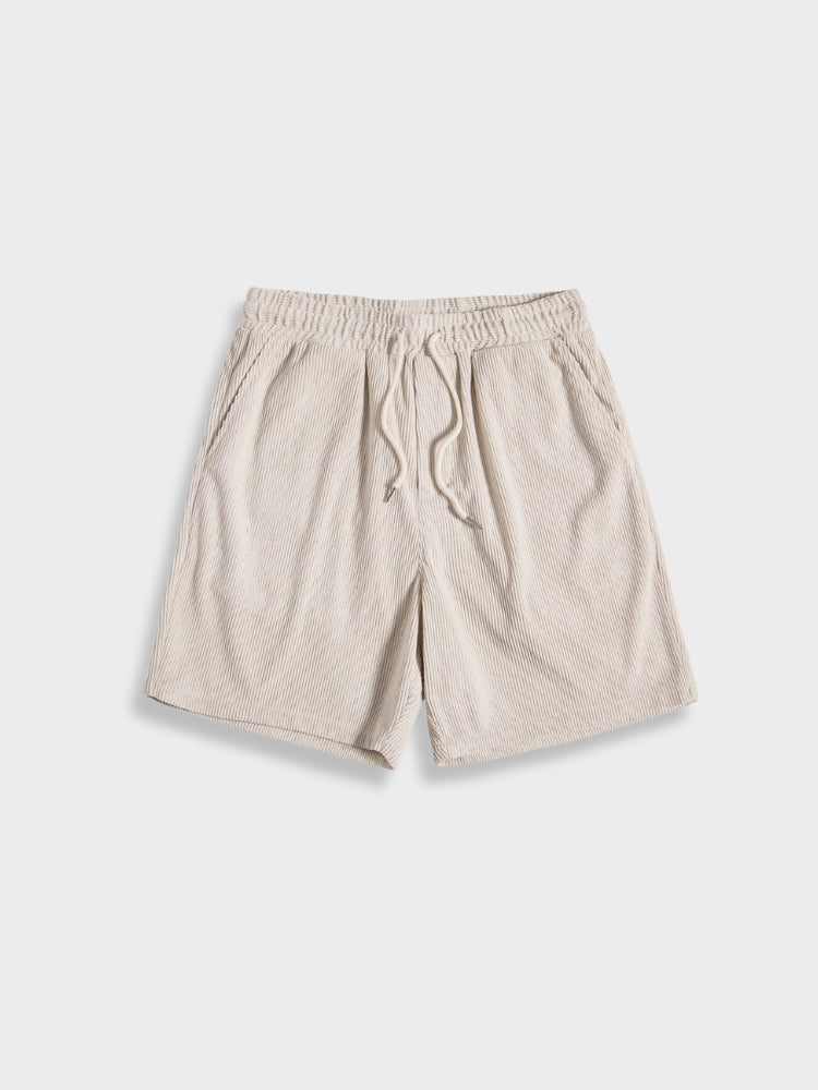 Herrshorts i manchester med knappstängning – Sven
