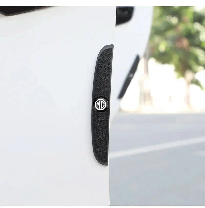 Schwarzer Auto-Türkantenschutz, MG-Logo, kratzfest, robust, für Fahrzeugtüren.