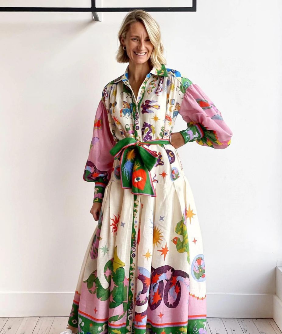 Elegant italiensk maxikjol – Bianca Hösttrollkonst