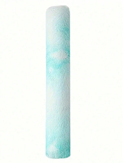 Blaue Farbrolle, zylindrisch, flauschig, für Malerarbeiten, Heimwerkerbedarf.
