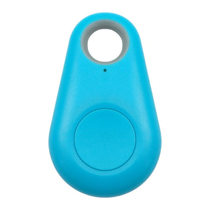 Blauer Bluetooth-Tracker, Schlüsselanhänger, GPS-Tracker, kompakt, tragbar, Kunststoff.
