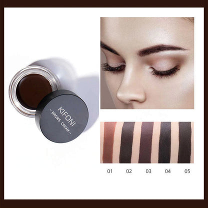 Brauencreme in verschiedenen Farbtönen, Make-up, Augenbrauen, Kosmetikprodukt, Kifoni.