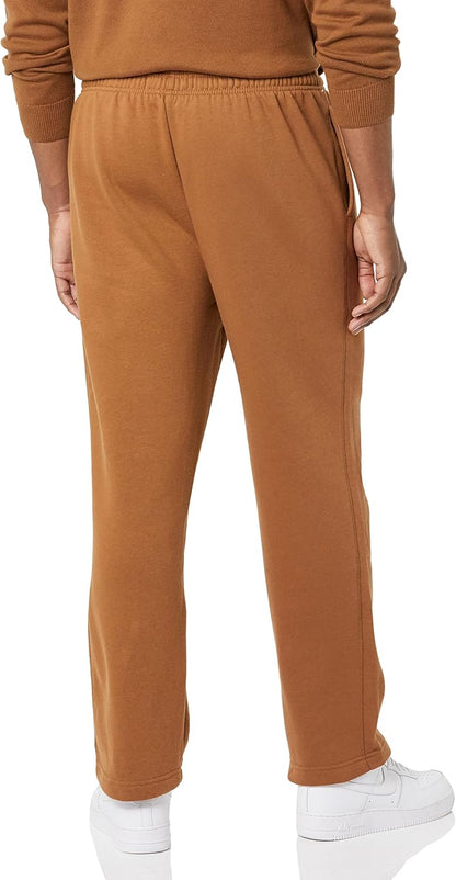 Braune Jogginghose aus Baumwolle, Herrenmode, bequem, elastischer Bund, Freizeitkleidung.