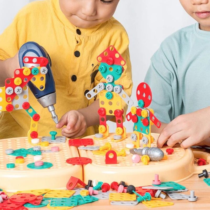 Bärbara bygglådor för barn - BuildiBox